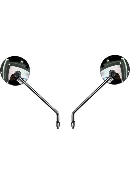 Mondial Virago 50 Ayna Takımı Yuvarlak Nikel