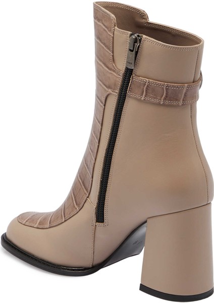 Vizon Hakiki Deri Kadın Klasik Bot - K24K1BT67709-N98 fiyatları