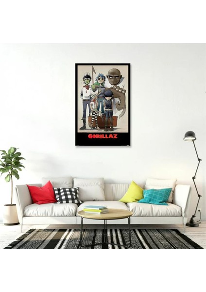 Gorillaz Rock Müzik Duvar Posteri - Çerçevesiz