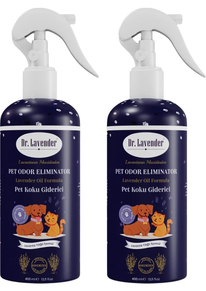 Gallipoli Lavender Köpek Lavanta Koku Giderici 400 ml x 2 adet