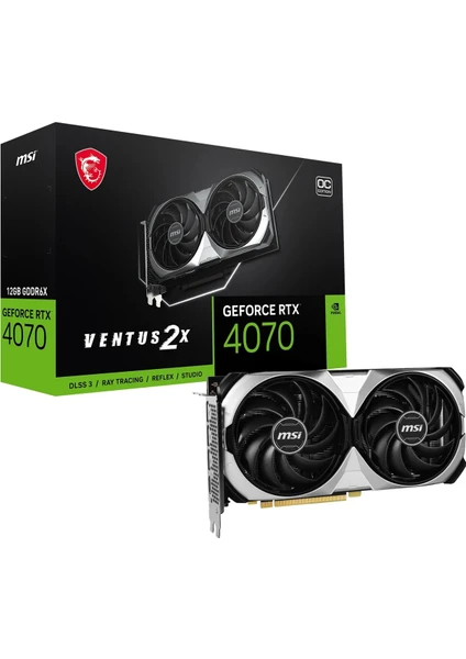 Msı VGA Geforce Rtx 4070 Ventus 2x E1 12G Oc