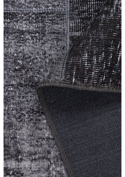 Patchwork Desenli Salon Halısı, Jazz Şönil |Pamuk-Polyester| Siyah Halı Al 81 modelleri