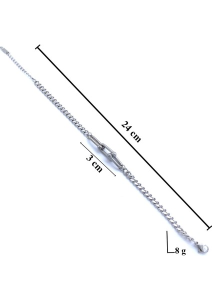 316L Çelik Zincir Bileklik BLK-887