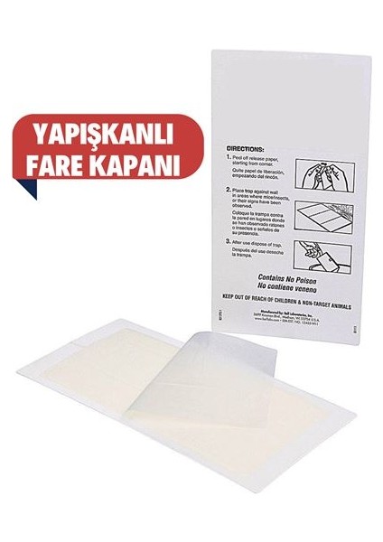 Yapışkanlı Pratik Fare Kapanı