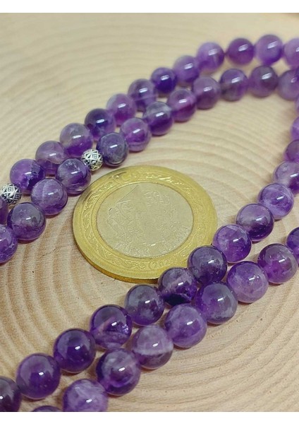 Ametist Taşı 99LUK Tesbih 6mm (1258) modelleri