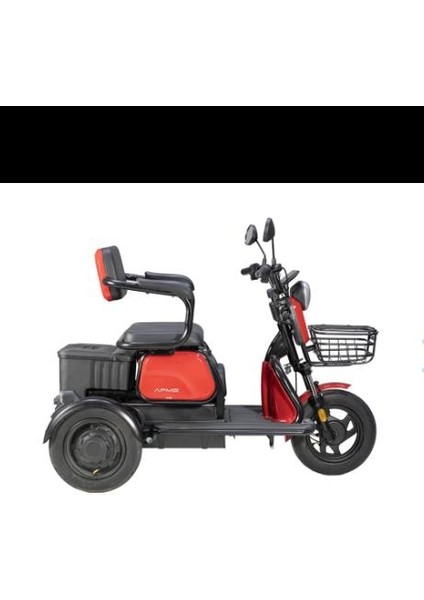 Apm2 3 Tekerlekli Moped Kırmızı