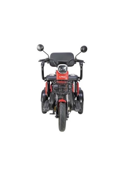 Apm2 3 Tekerlekli Moped Kırmızı
