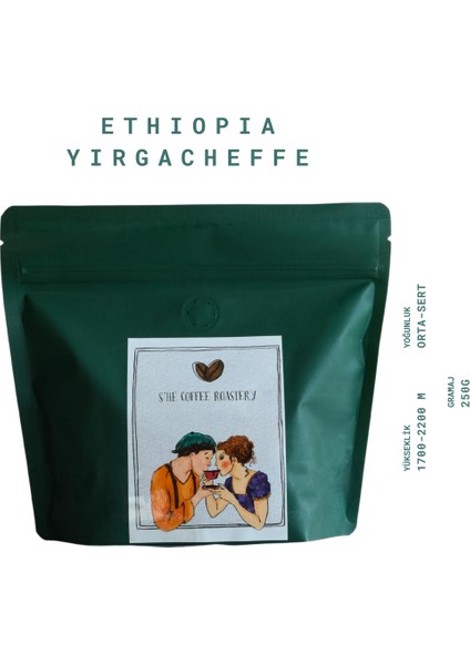 Ethiopia Yirgacheffe Filtre Kahve 250 gr