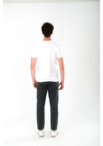 Zero Give Regular Fit T-Shirt Erkek - Beyaz