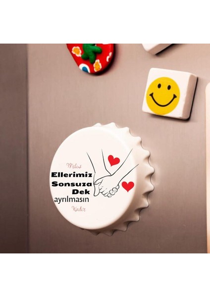 Sevgililere Özel Baskılı Magnet Açacak
