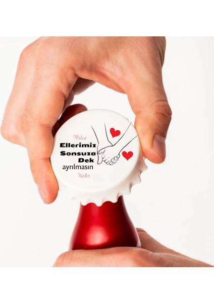 Sevgililere Özel Baskılı Magnet Açacak