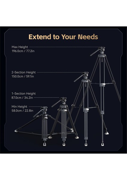 Ad-Pro8 Karbon Video Tripod modelleri