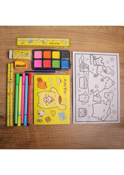 Kawai Sanrio Kırtasiye Seti Boyama