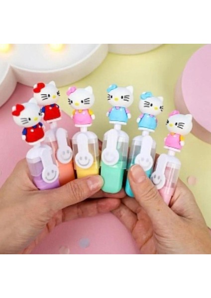 Hello Kitty Fosforlu Kalem 6'lı