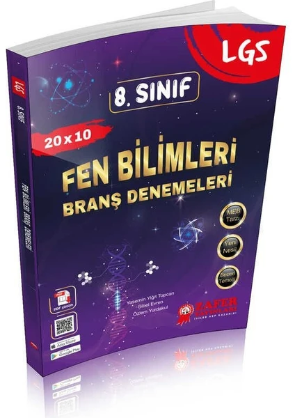 8. Sınıf FEN BİLİMLERİ Branş Denemeleri Soru Bankası LGS - YENi