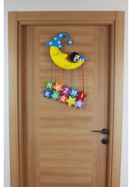 Nazmi Karan Isimli Aydedeli Bebek Odası Kapı Süsü fiyatları