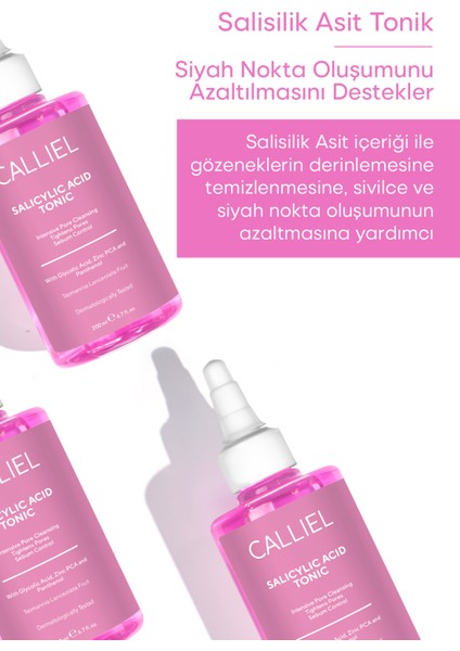 Sivilce ve Siyah Nokta Karşıtı Arındırıcı Salisilik Asit Tonik 200 ml