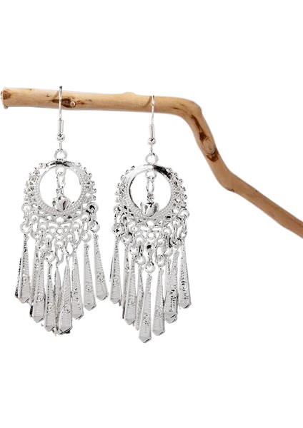 Miao Küpeleri, Etnik Azınlık Turistik Küpeleri, Bohem Uzun Yapraklı Püskül Küpeler (Yurt Dışından)