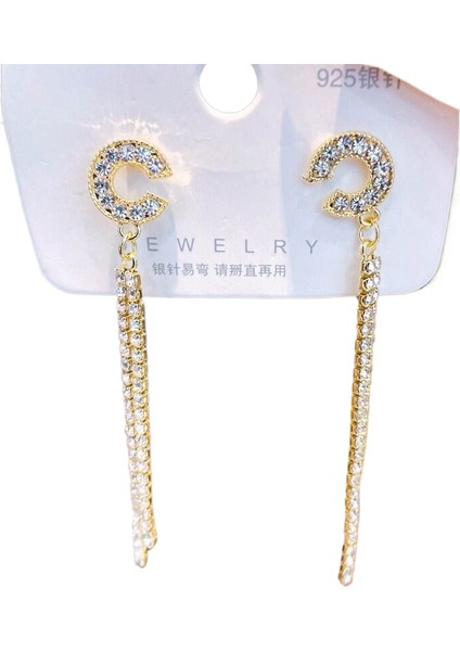 Uzun Püskül Küpeler, Yeni Trend Tarz, Modaya Uygun ve Küpeler, Kadın Küpeleri (Yurt Dışından)