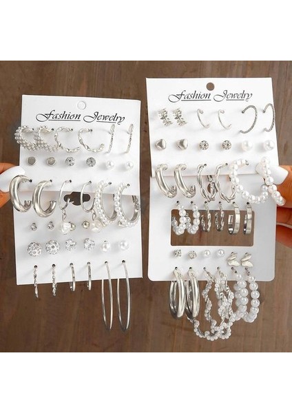 Çok Satan Moda Avrupa ve Amerikan Tarzı Altın C-Şekilli Zincir Küpe Seti, Bayanlar Için Hafif Lüks ve Üst Düzey Küpeler (Yurt Dışından)