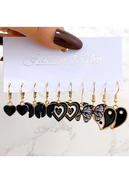 Çok Satan Moda Avrupa ve Amerikan Tarzı Altın C-Şekilli Zincir Küpe Seti, Bayanlar Için Hafif Lüks ve Üst Düzey Küpeler (Yurt Dışından)