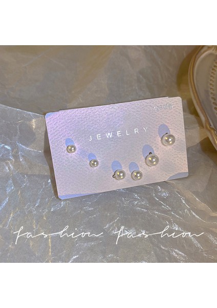 S925 Gümüş Iğne Retro Fransız Inci Küpeleri, Üst Düzey, Çok Yönlü, Basit ve Kişiselleştirilmiş Küpeler (Yurt Dışından)