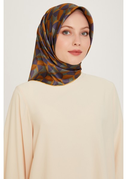 Yeni Sezon - 2024 Sonbahar Kış - Dj Saf Ipek Eşarp 9204D01 (S) ( Sura)- 03693