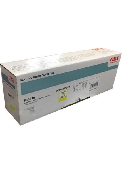 Okı 44315349 Sarı Yellow Orjinal Toner ES6410DM