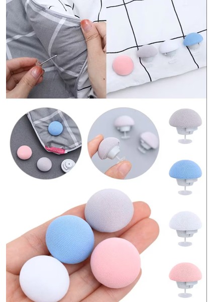 Yorgan, Nevresim ve Genel Sabitleyici 8 Adet