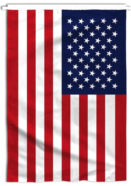 Amerika Birleşik Devletleri (ABD) Bayrağı 1. Kalite Raşel Kumaş 70x105 Cm