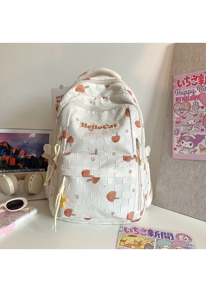 Sevimli Yumuşak Kız Baskılı Sırt Çantası, Tatlı Ilkokul ve Ortaokul Öğrenci Sırt Çantası (Yurt Dışından)