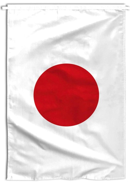 Japonya Ülke Bayrağı 1. Kalite Raşel Kumaş 400x600 Cm