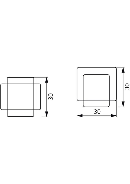 Kapı Stoperi Kare Zemine Monte Vidalı