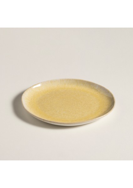 Fonte Stoneware Pasta Tabağı 22X17.4X2.5 cm Sarı