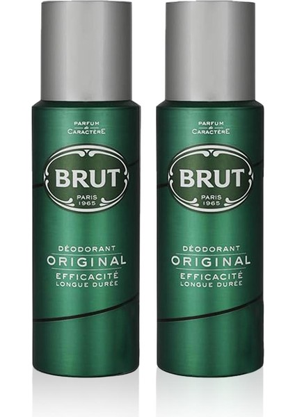Original Erkek Deodorant 200 ml X2 Adet