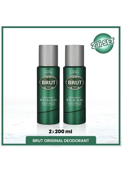 Original Erkek Deodorant 200 ml X2 Adet fiyatları