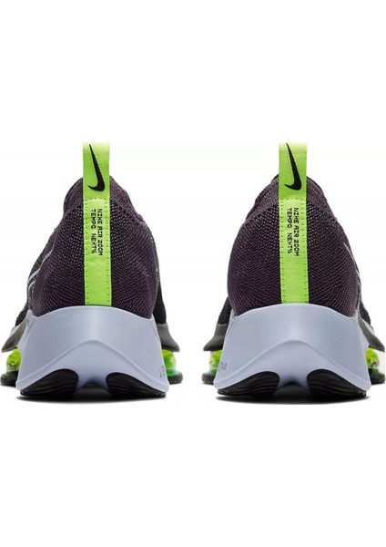 Air Zoom Tempo Next % Flyknit Running Shoes Kadın Koşu Ayakkabısı Siyah Mor fırsatları