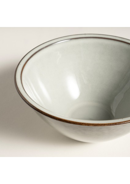 Lılıng Stoneware Çukur Tabak 19 cm Bej