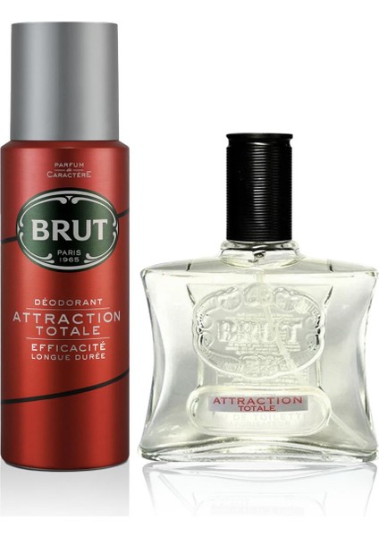 Attraction Erkek Bakım Seti Parfüm Edt 100 ml, Deodorant 200 ml