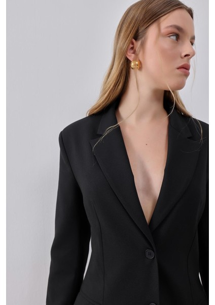 Siyah Vatkalı Astarlı Ceket fırsatları