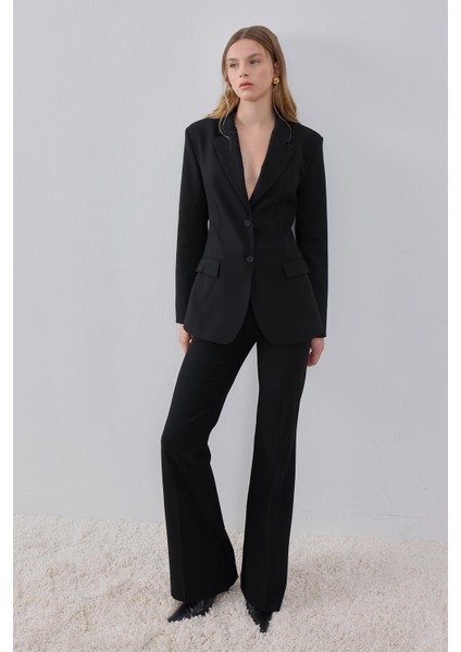 Siyah Vatkalı Astarlı Ceket indirimleri