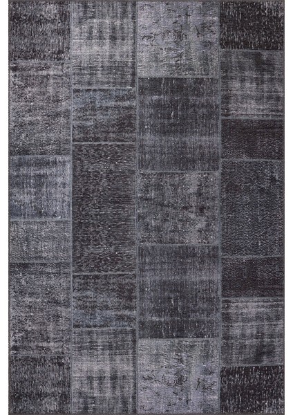 Patchwork Desenli Salon Halısı, Jazz Şönil |Pamuk-Polyester| Siyah Halı Al 81 fiyatları