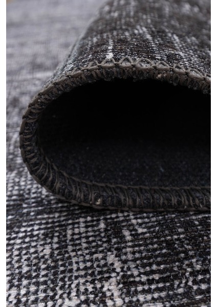 Patchwork Desenli Salon Halısı, Jazz Şönil |Pamuk-Polyester| Siyah Halı Al 81 modelleri