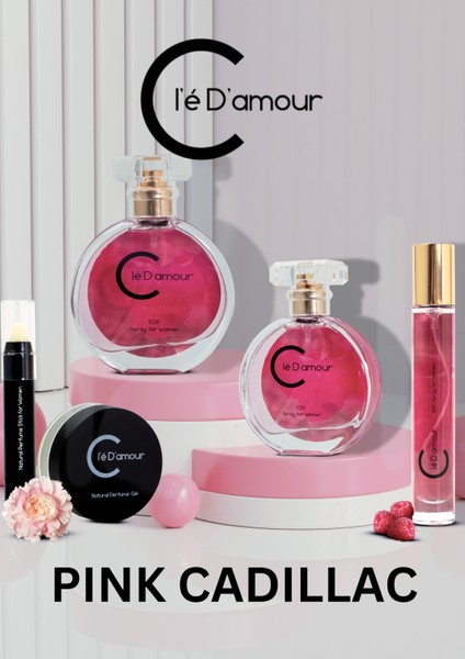 Cle D'Amour Pink Cadillac (Meyveli/Gurme) Women - Kadın Parfüm 20 ml - Vegan fırsatları