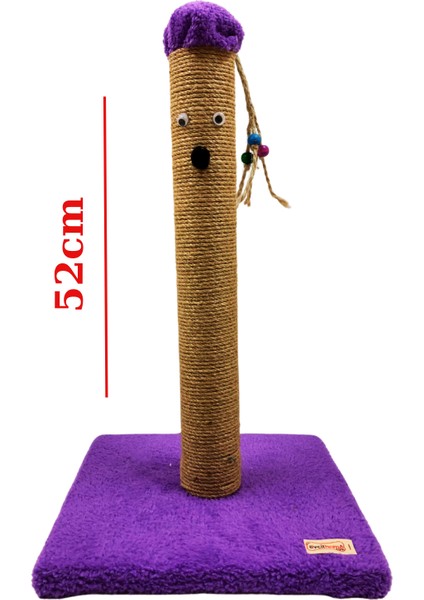 Kedi Tırmalama Sütunu 50 cm Tırmalama Çubuğu-Direği Doğal Kendir Halat Evc50cm modelleri
