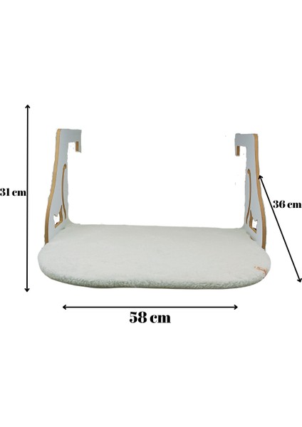Kedi Köpek Petek Radyatör Yatağı 56 cm Xxl Krem fiyatları