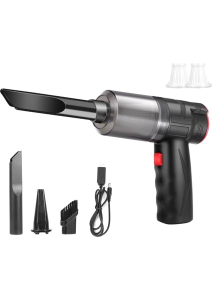 150W Çok Fonksiyonlu Kablosuz Araç Süpürgesi Güçlü El Elektrikli Süpürge Ev ve Araba Çift Kullanımlı Mini Elektrikli Süpürge (Yurt Dışından)