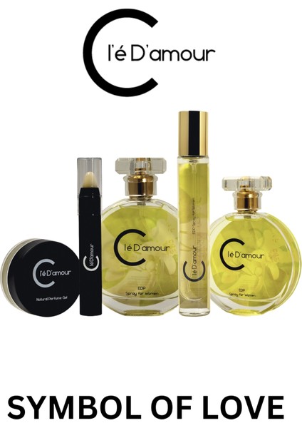 Cle D'Amour Symbol Of Love (Meyveli/Çiçeksi) Women - Kadın Parfüm 20 ml - Vegan fırsatları