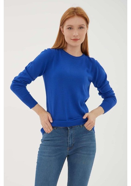 Fashıon Frıends Kadın Bisiklet Yaka Kazak 24K0245K1