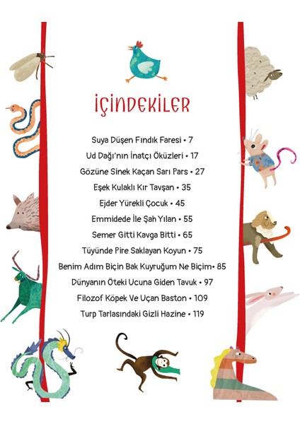 Gizemli Hayvanlar Takvimi 12 Hayvan 12 Öykü - Gülşen Ünüvar